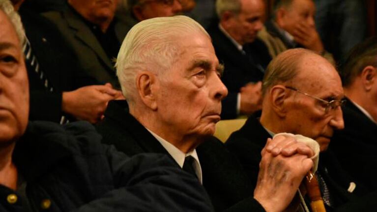Menéndez, durante el juicio por la megacausa La Perla.