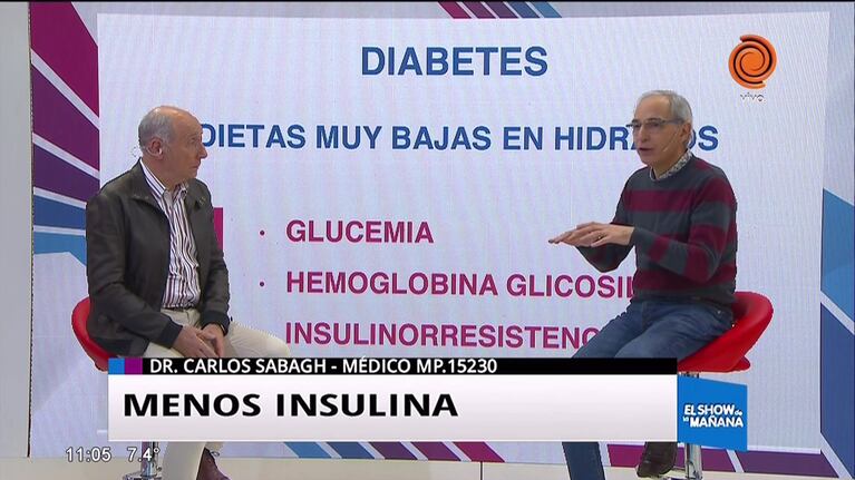 Menos insulina