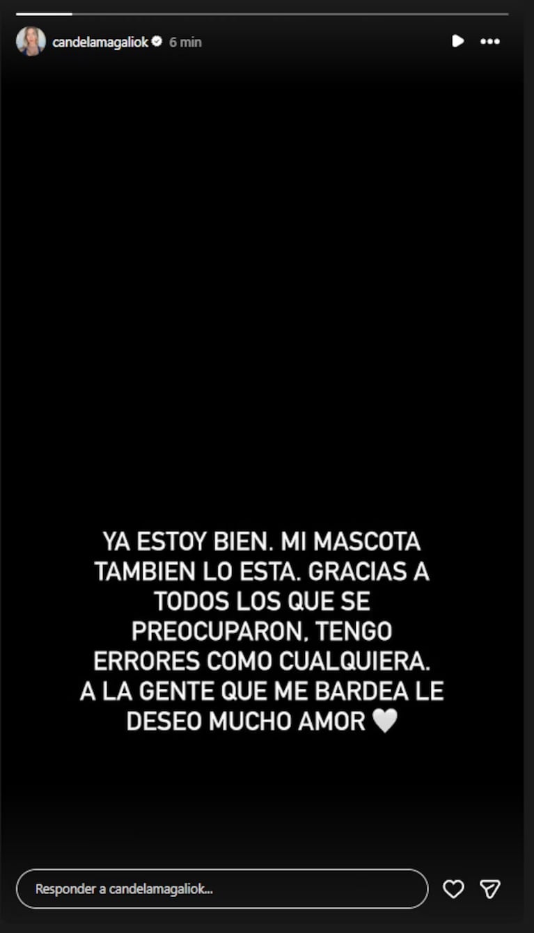 Mensaje de la mujer que corrió semidesnuda por la calle junto a Moyano.
