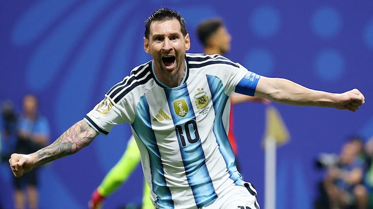 Messi alcanzó un nuevo récord en Mundiales. REUTERS/Carlos Barria