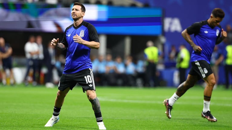 Messi antes del partido con Inglaterra en Atlanta. Reuters/Nathan Ray Seebeck