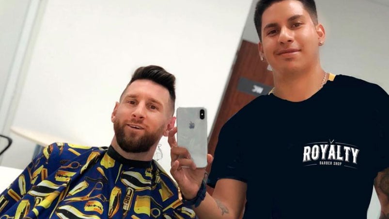 Messi apostó por el cambio de look ¿cómo cábala?