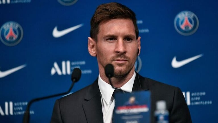 Messi aseguró que está muy agradecido y motivado por la nueva etapa. Foto: AFP