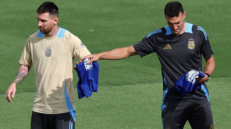 Messi avanza en su recuperación de cara al partido con Canadá (Foto: Reuters).