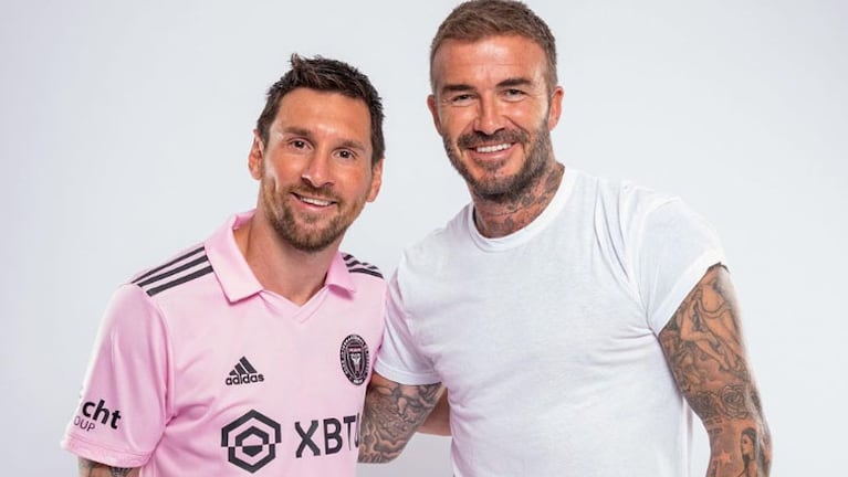 Messi, Beckham y una gran relación que recién empieza.