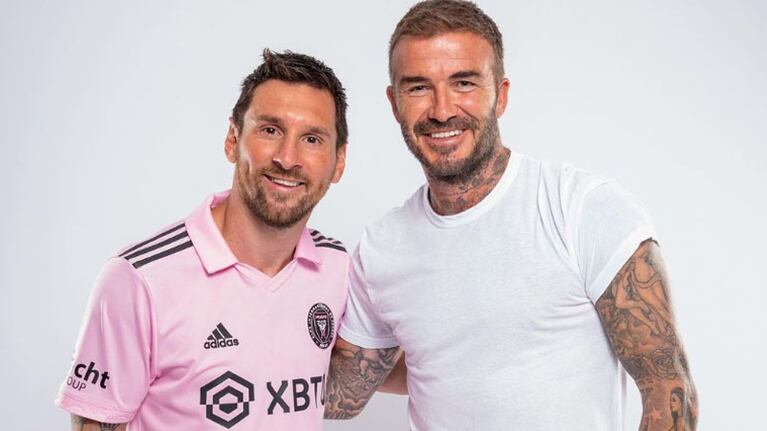 Messi, Beckham y una gran relación que recién empieza.