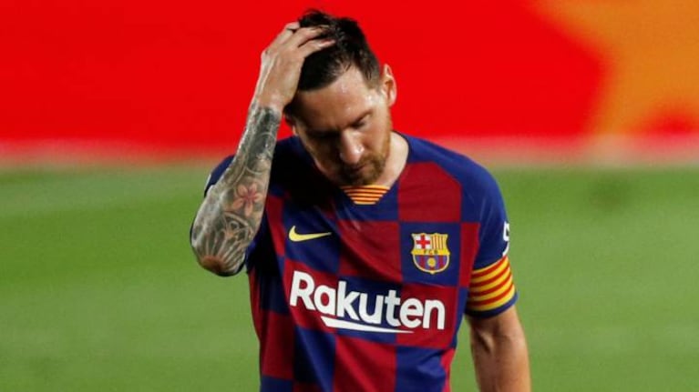 Messi, cada vez más lejos del Barcelona.