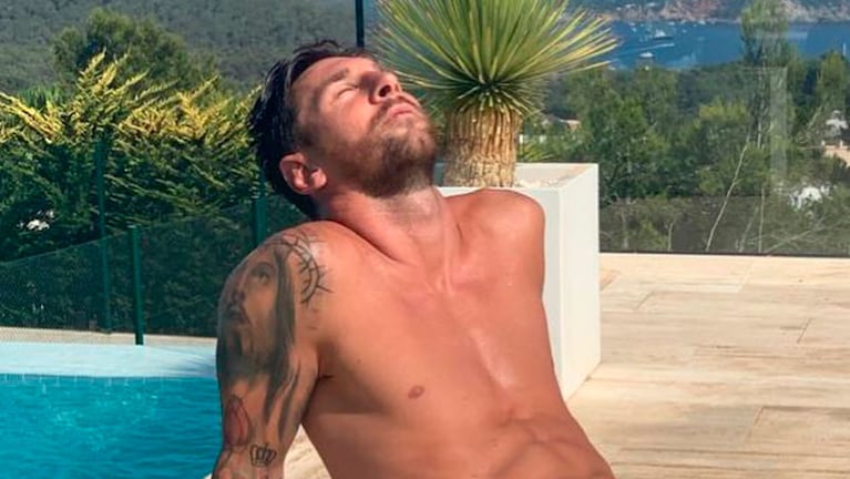 Messi compartió su relax total en Ibiza.