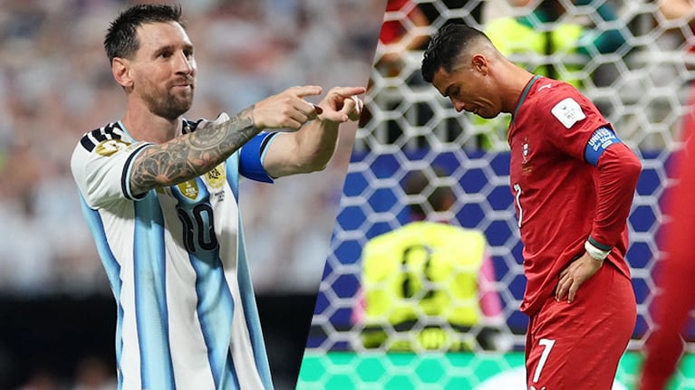Messi con números inobjetables contra Cristiano Ronaldo.