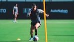 Messi entrenó con el Inter Miami.