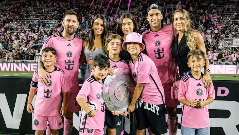 Messi festejó el final de la temporada regular de la MLS con su familia y la de Luis Suárez. (Foto: leomessi/IG)