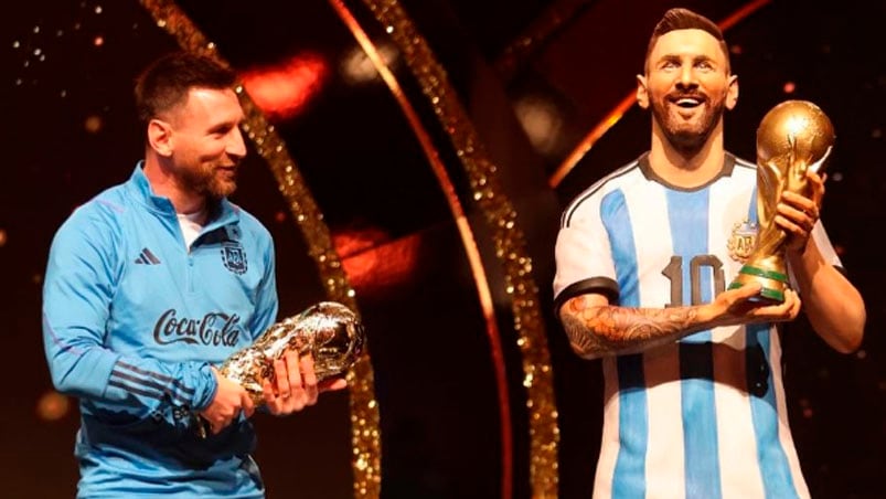 Messi fue el epicentro de la ceremonia en Luque.