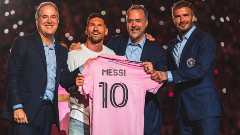 Messi fue presentado en Inter Miami.