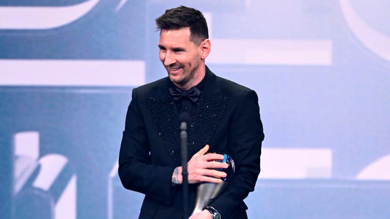 Messi ganó el premio The Best por segunda vez en su carrera.