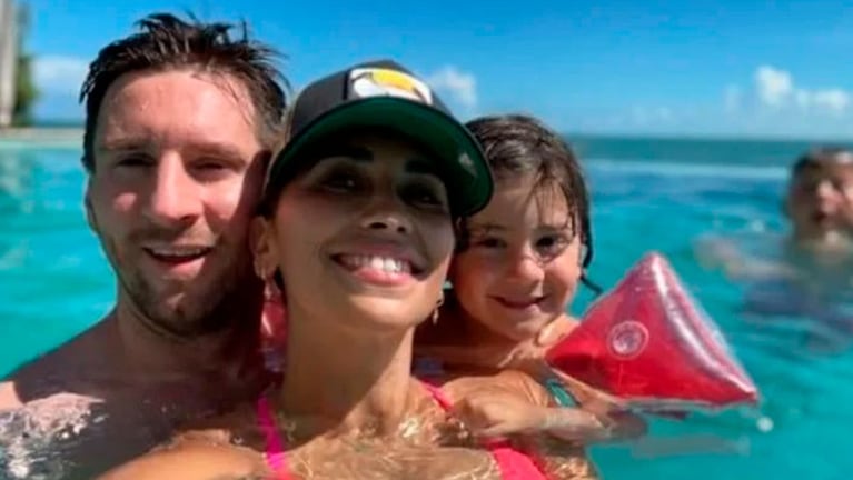 Messi junto a su familia disfrutan de merecidas vacaciones en Miami.