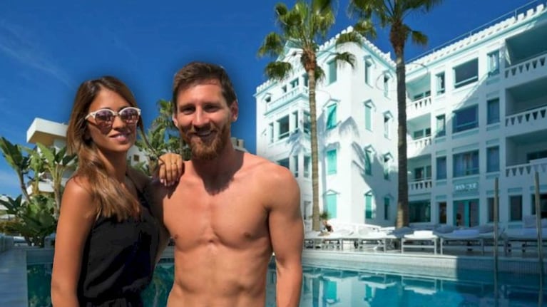 Messi le agregó lujosos detalles a las piletas de sus hoteles.