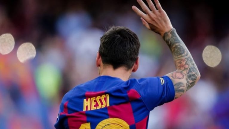 Messi le dice adiós al club de su vida.