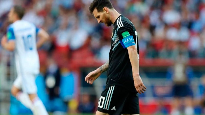 Messi le dijo "no" a la Selección Argentina.