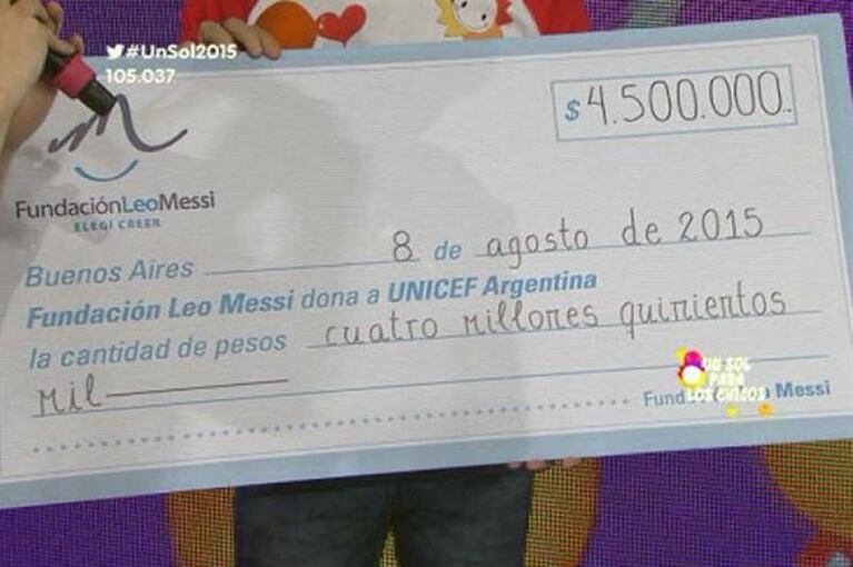 Messi, preocupado por los inundados