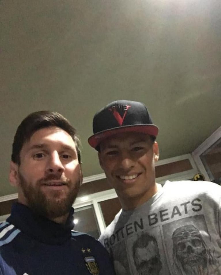 Messi reapareció con la ropa de la Selección Argentina