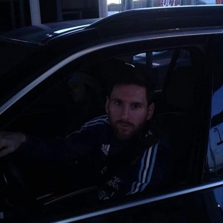 Messi reapareció con la ropa de la Selección Argentina