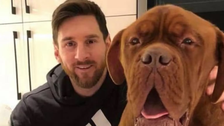 Messi reveló cómo está y a dónde vive su perro Hulk