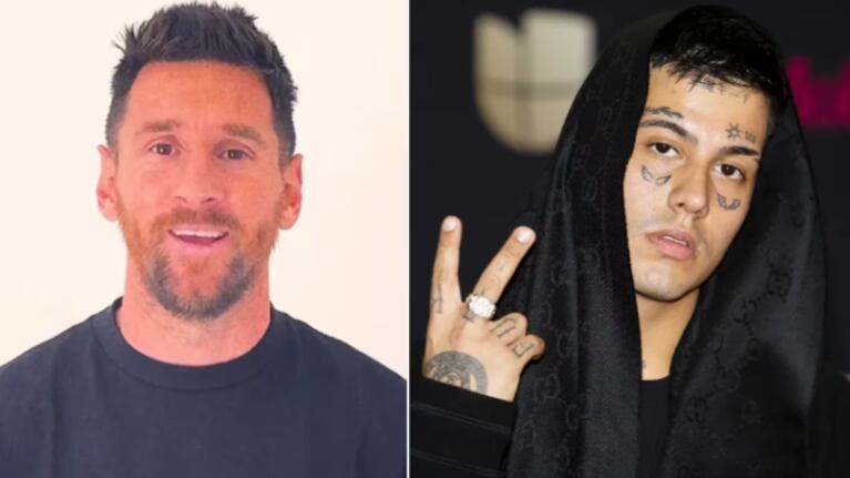 Messi saludó a Duki antes del show en el Bernabéu y recordó su paso por el Barcelona