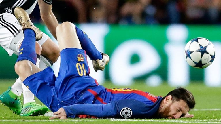 Messi se llevó un golpazo y una decepción.