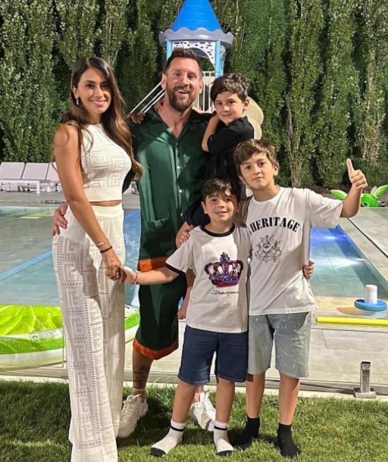 Messi se vistió de verde para Año Nuevo y estalló las redes sociales