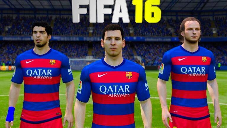 Messi, Suárez y Rakitic, igualitos a los reales. 
