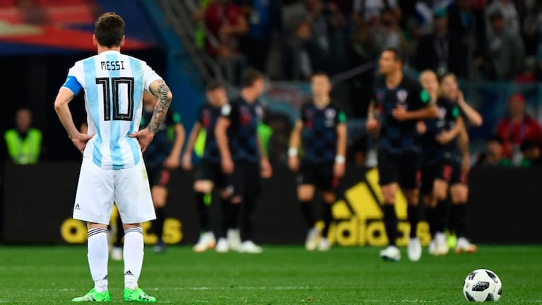 Messi sufrió a Croacia, aunque luego terminó siendo muy importante. / Foto: AFP