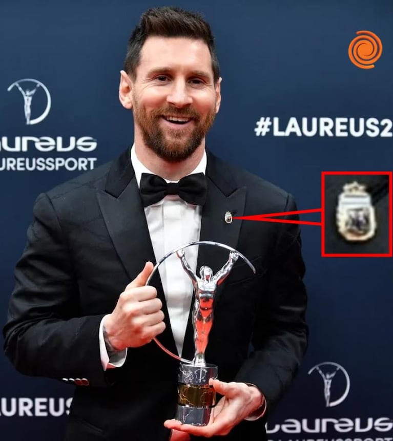 Messi tuvo un detalle de amor con la Selección en los premios Laureus 