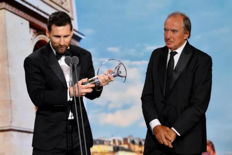 Messi tuvo un detalle de amor con la Selección en los premios Laureus 