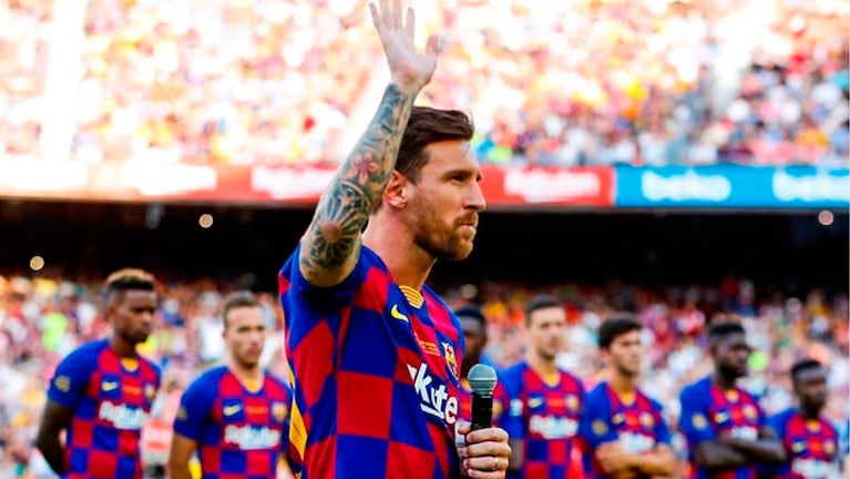 Messi tuvo un percance y estará un tiempo parado.