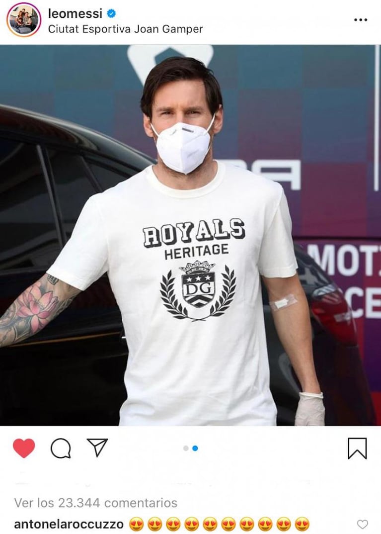 Messi volvió a la Ciudad Deportiva con el Barcelona y le hicieron el test de coronavirus