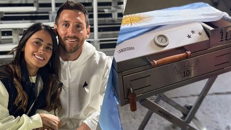 Messi y Antonela compraron una parrilla a un argentino que lo llevó a crear una en su honor.