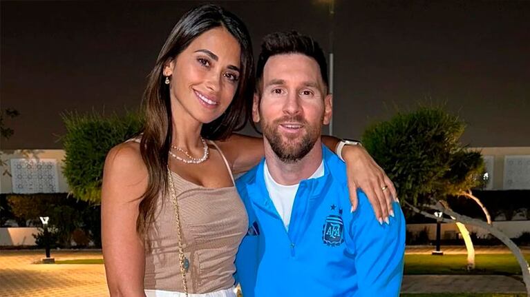 Messi y Antonela festejaron San Valentín.
