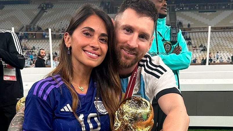 Messi y Antonela fueron los anfitriones del evento. 