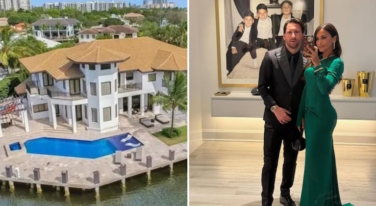 Messi y Antonela viven en una mega mansión en Miami y tienen un museo oculto.