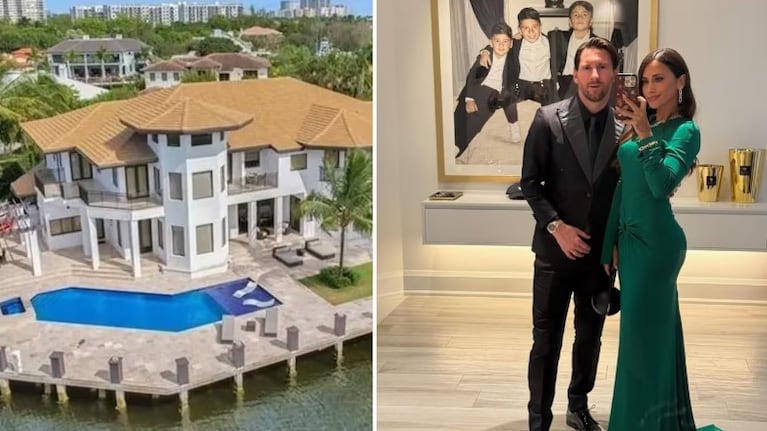 Messi y Antonela viven en una mega mansión en Miami y tienen un museo oculto.