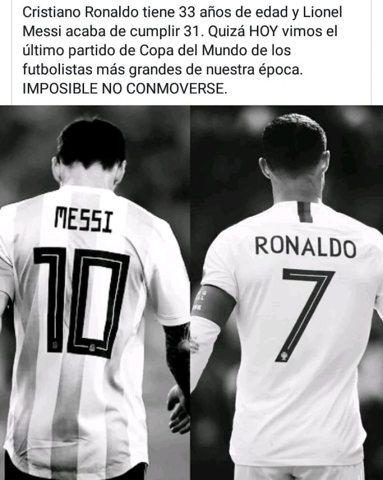 Messi y Cristiano sin Mundial: sus números y las repercusiones en el mundo
