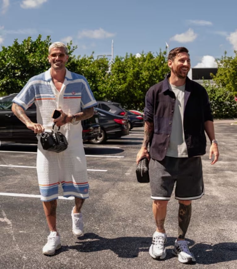 Messi y De Paul en Miami.
