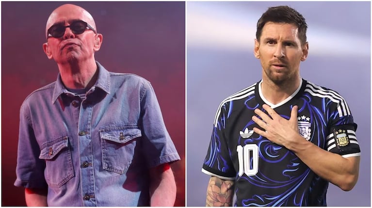 Messi y el Indio Solari