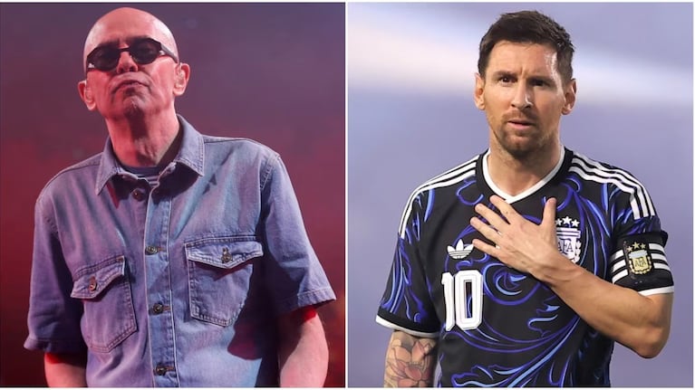 Messi y el Indio Solari