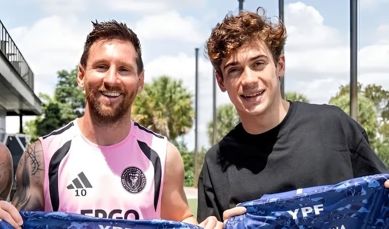 Messi y Franco Colapinto