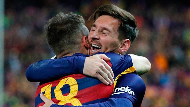 Messi y Jordi Alba fueron las claves del triunfo.