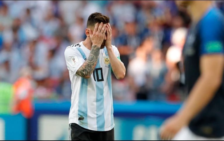 Messi y la Selección decepcionaron en Rusia.