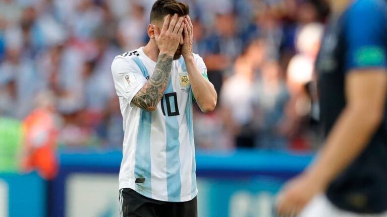 Messi y la Selección decepcionaron en Rusia.