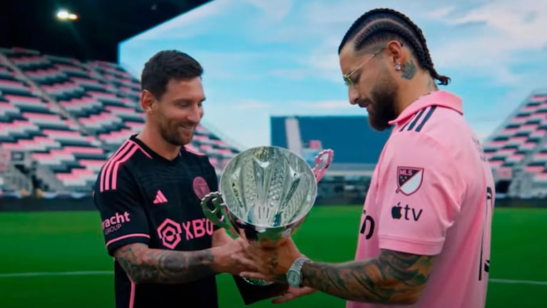 Messi y Maluma, juntos en un videoclip.