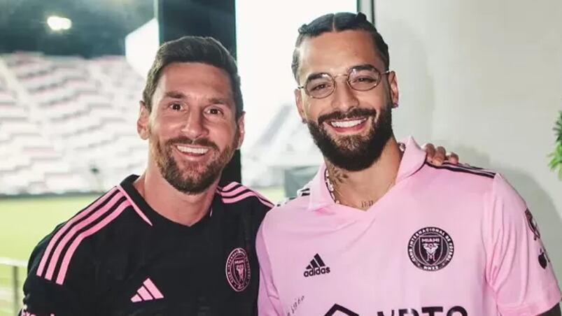 Messi y Maluma y un nuevo capítulo de su amistad.